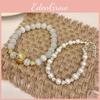 Eye Gorgeous Cats Stone Beaded Bracelet Highfashion Unisex Wrist Accessory