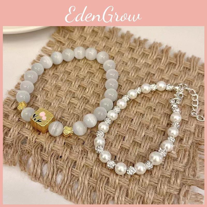 Eye Gorgeous Cats Stone Beaded Bracelet Highfashion Unisex Wrist Accessory