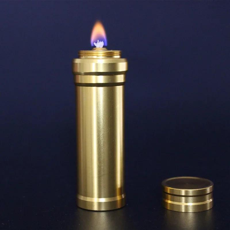 Metall Spirituslampe Versiegelt Auslaufsicher Tragbar Manuell Desinfektion Experiment mit Docht UCO Lampenzubehör