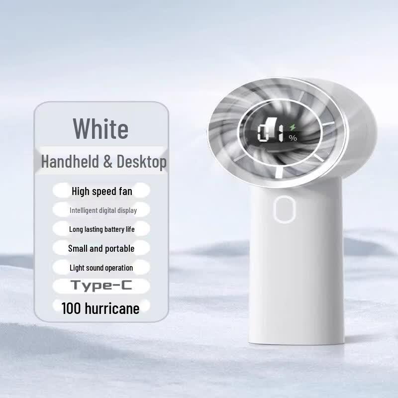 ZISIZ Rechargeable Handheld Desktop Cooling Fan