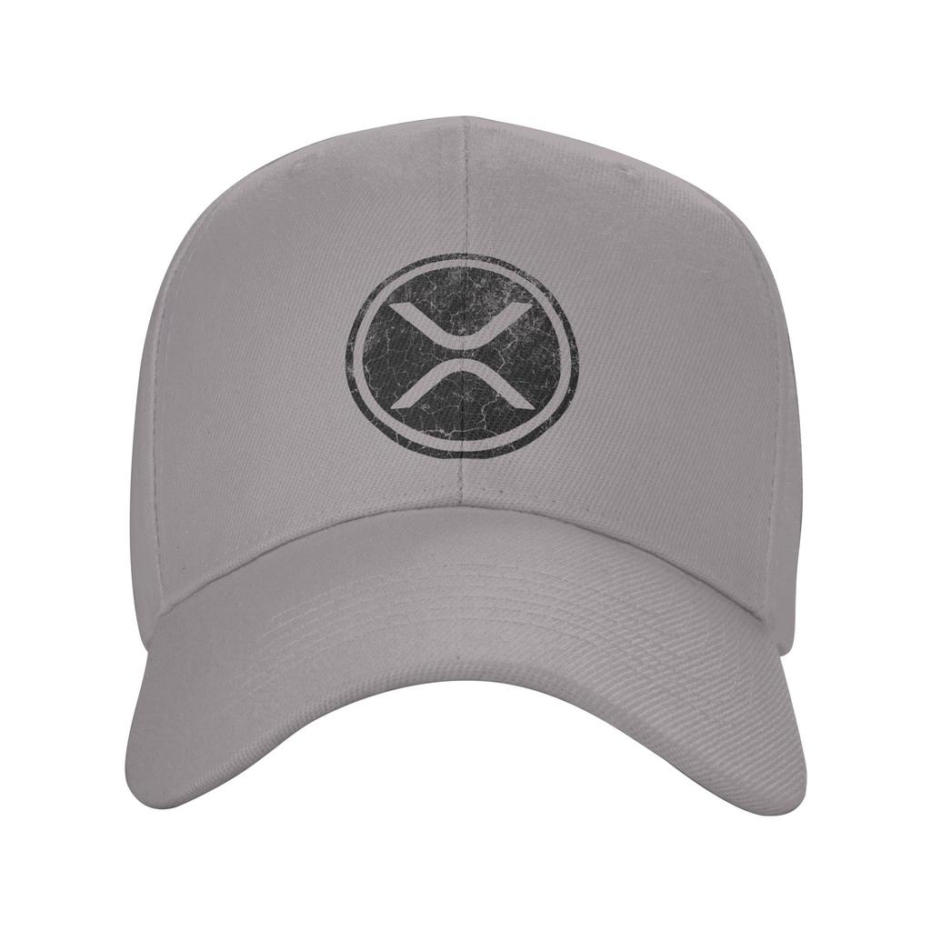XRP Ripple Crypto Vintage Baseball Cap UnisexTeens Design Trucker Hat Summer Casual Kpop Rock Sunscreen Baseball Caps