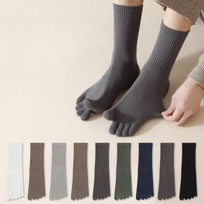 Päťprstové ponožky, Pánske bavlnené ponožky, Stredne vysoké ponožky, Športové dlhé ponožky na prsty absorbujúce pot, Dlhé ponožky proti zápachu, Ponožky s oddelenými prstami