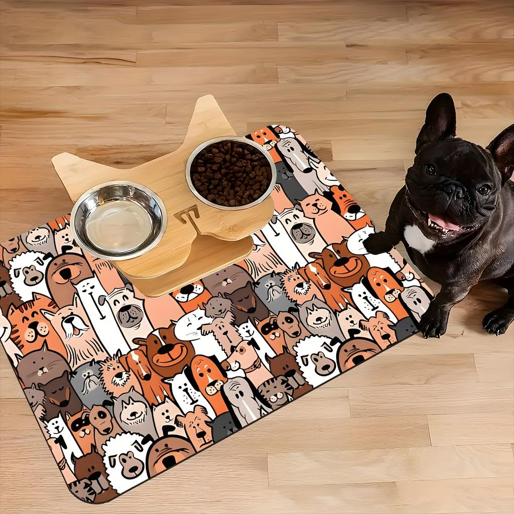 Funny Cartoon Animals Non-Slip Floor Mat Soft Absorbent Washable Decorative Area Rug for Entrance Bathroom Living Room