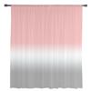 Pink White Grey Gradient Ombre Tulle Curtains For Living Room Kitchen Decoration Chiffon Window Treatments Voile Sheer Curtain