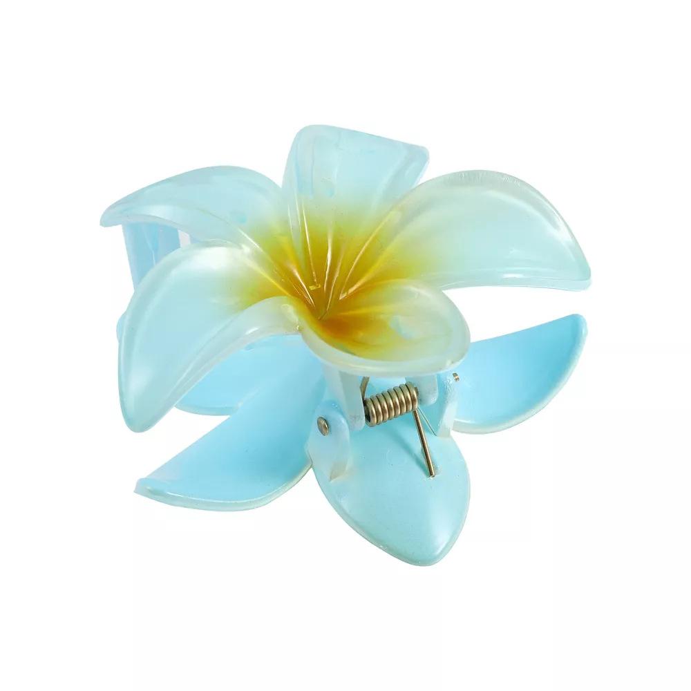 Summer Simulation Big Flower Grab Clip Hair Accessories, Holiday Wind Sweet Color Disc Hair Clip Woman