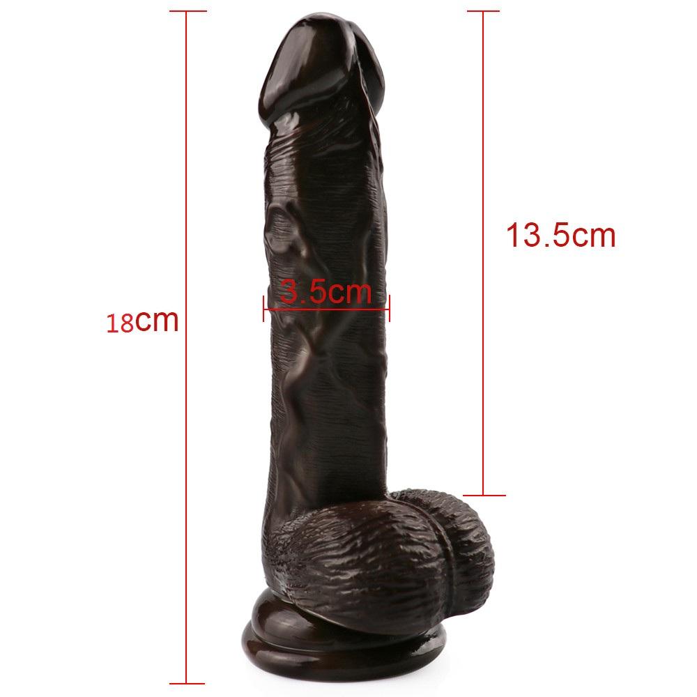Soft Big Dildo RUNYU Realistic Fake Dick Penis Butt Plug Sex Toys for Woman Men Vagina Anal Massage