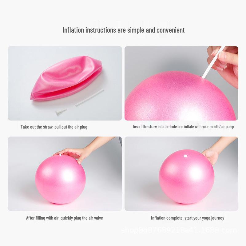 25CM Thickened PVC Frosted Mini Yoga Ball for Kids & Pregnant Women