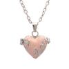 Personalized Brass Heart-shaped Epoxy Storage Necklace Pendant