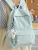 Girls' Versatile Shoulder Bag: Cute Embroidered Bow Backpack for Students and Travel