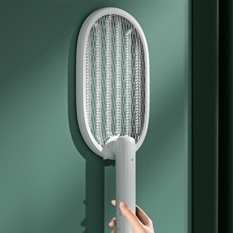 Faltbarer Elektrischer Mückenvernichter Zapper USB Wiederaufladbar Haushaltssicherheit Fliegen Anti Mücken Klatsche UV Abwehrlampe Schläger