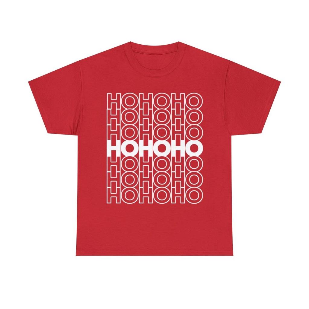 Retro Ho Ho Ho Santa Christmas Graphic Tee Shirt
