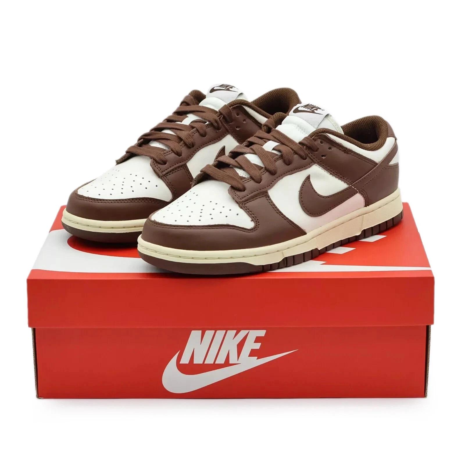 

DD1503-124 Nike Dunk Low Коричневый Парус Какао Вау Кокосовое Молоко (Женская) US 12W