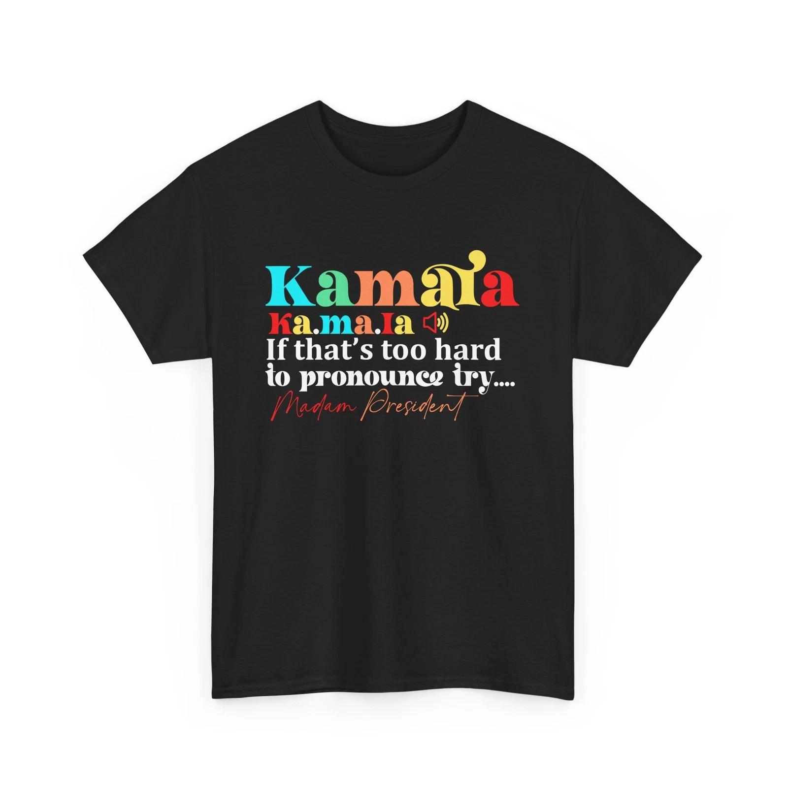 

Madam President Shirt, Kamala Harris T-Shirt | Wear the American Flag with Honor L