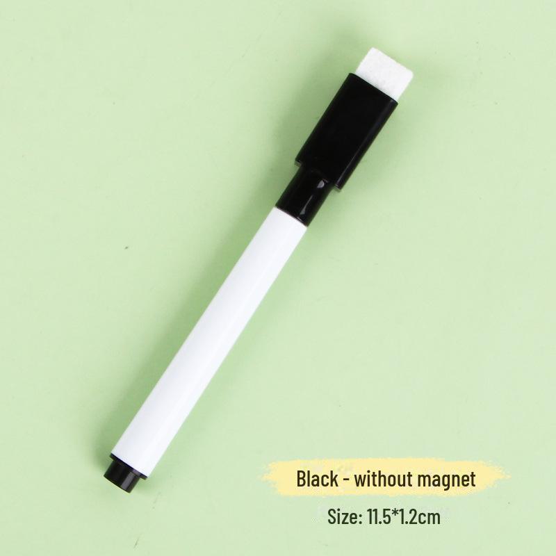 

Стираемая маркерная ручка на водной основе для белой доски: Красочные, магнитные, легко стираются, не оставляют следов, большая вместимость, экономичные.