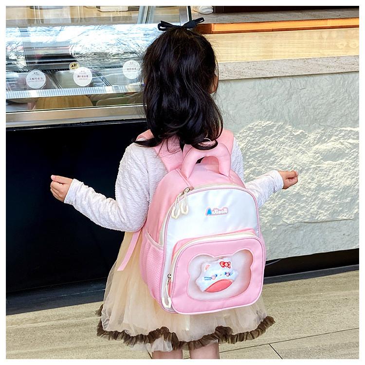 Cute Backpack Kindergarten Cartoon  Design Childrens Dualshoulder Backpack Bag