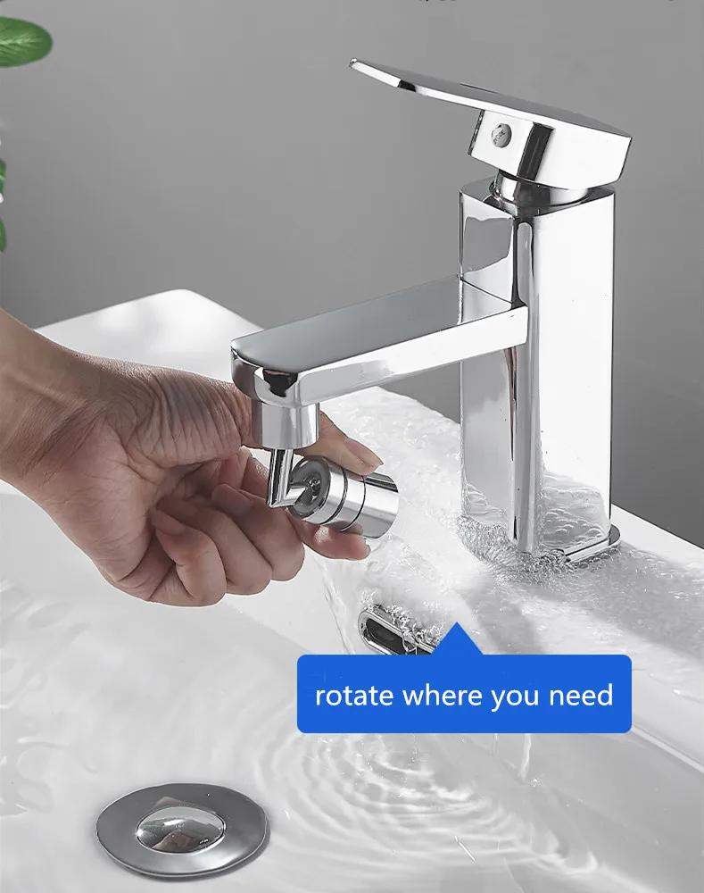 Aeratore universale per rubinetto M22/24 filettatura esterna tutto rame 360° a prova di schizzi giunto per lavabo estensore rotante