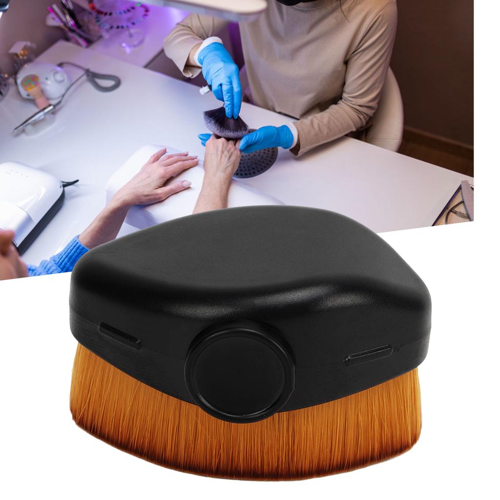 Nail Dust Brush Portable Soft Dust Powder Removing Cleaning Brush for Makeup Manicure