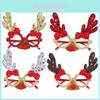 Festive Christmas Glasses For Adults And Kids With Colorful Reindeer Antlers And Bows For Parties