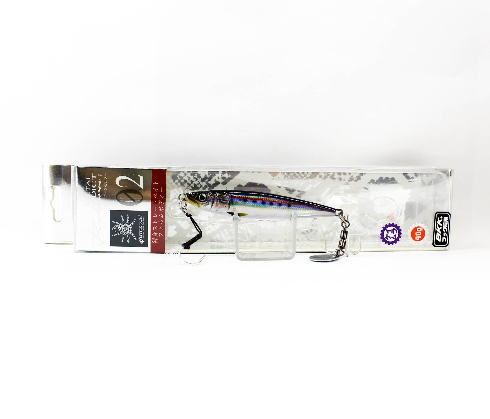 

Little Jack Metal Jig Metal Adict Reborn 02 80mm 40 grams 06 (6962)