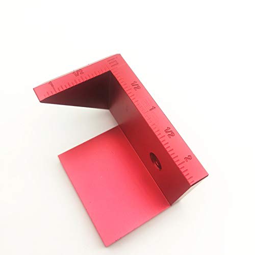 CarAngels Center Gauge, Center Square, 45 Square, Right Angle & 45 Degree Ruler, Center Finder, Carpenter's Marking Tool