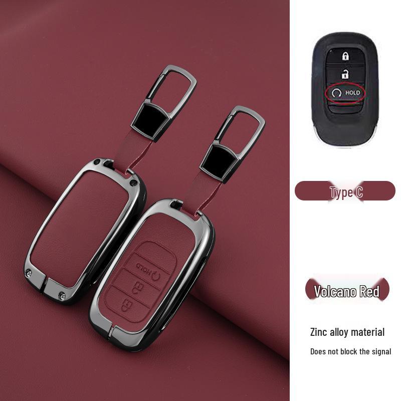 Stylish Metal Car Key Case for XRV, Fit, Vezel, URV, Fengfan, Xiangyu - Personalized Luxury Remote Shell Cover