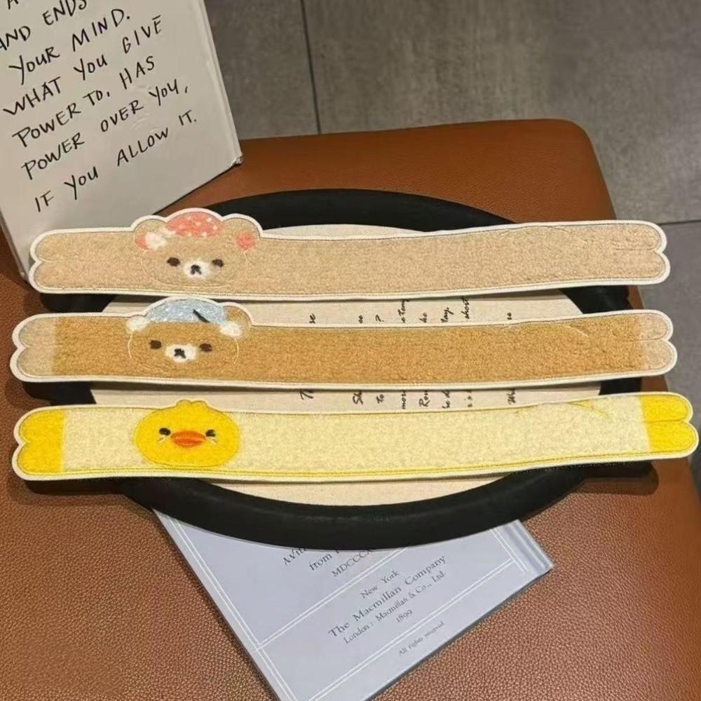 2/3pcs Sweet Style Hair Bun Charm Plushie Hug Cat Headband New Long Strip Hair Band Daily Use