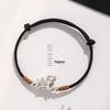 New Year Zodiac Blessings Bracelet: Prosperity & Success Red/Black Rope Hand Ornament