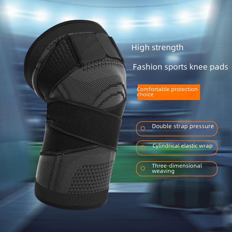 Breathable 3D Compression Nylon Knee Pads for Running, Cycling, and Basketball