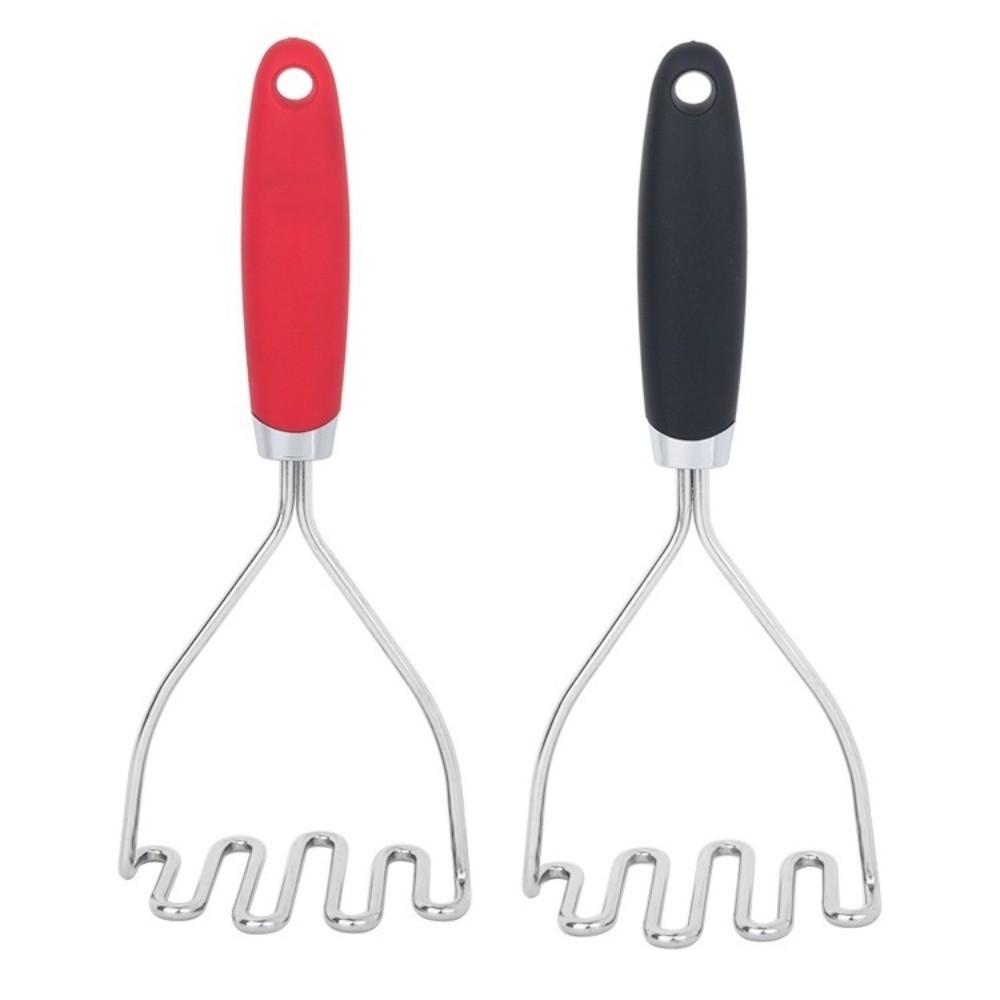 Stainless Steel Manual Potato Masher Wave Fruit Crusher Professional Mud Press Masher  Kitchen