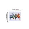 Animal Car Stickers Beautiful Vibrant Colorful Bird Vinyl Decals Cover Scratches for Auto Window Bumper Scooter Body Funny Bird