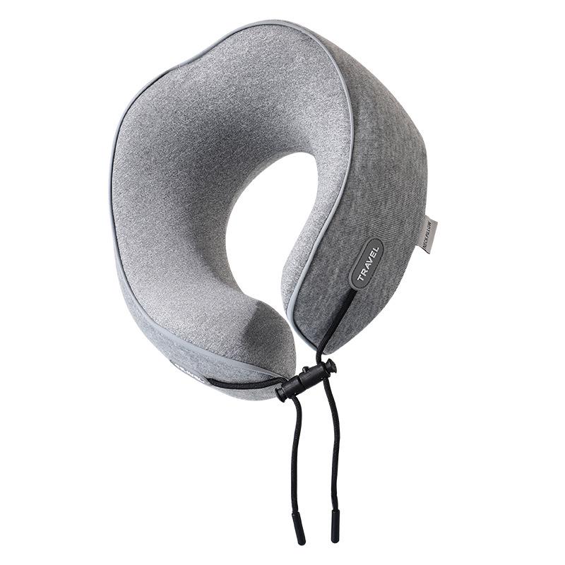 U-Shaped Memory Foam Travel Neck Pillow - Portable Support for Car, Plane & Rail