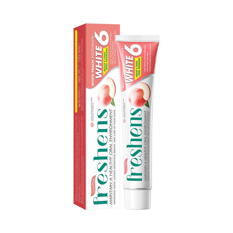 4 Aromalı Meyveli Probiyotik Diş Macunu İnatçı Lekeleri Derinlemesine Temizler, Diş Taşlarını Yumuşatır, Sarı Dişleri Giderir, Dişleri Beyazlatır ve Nefesi Tazeler.