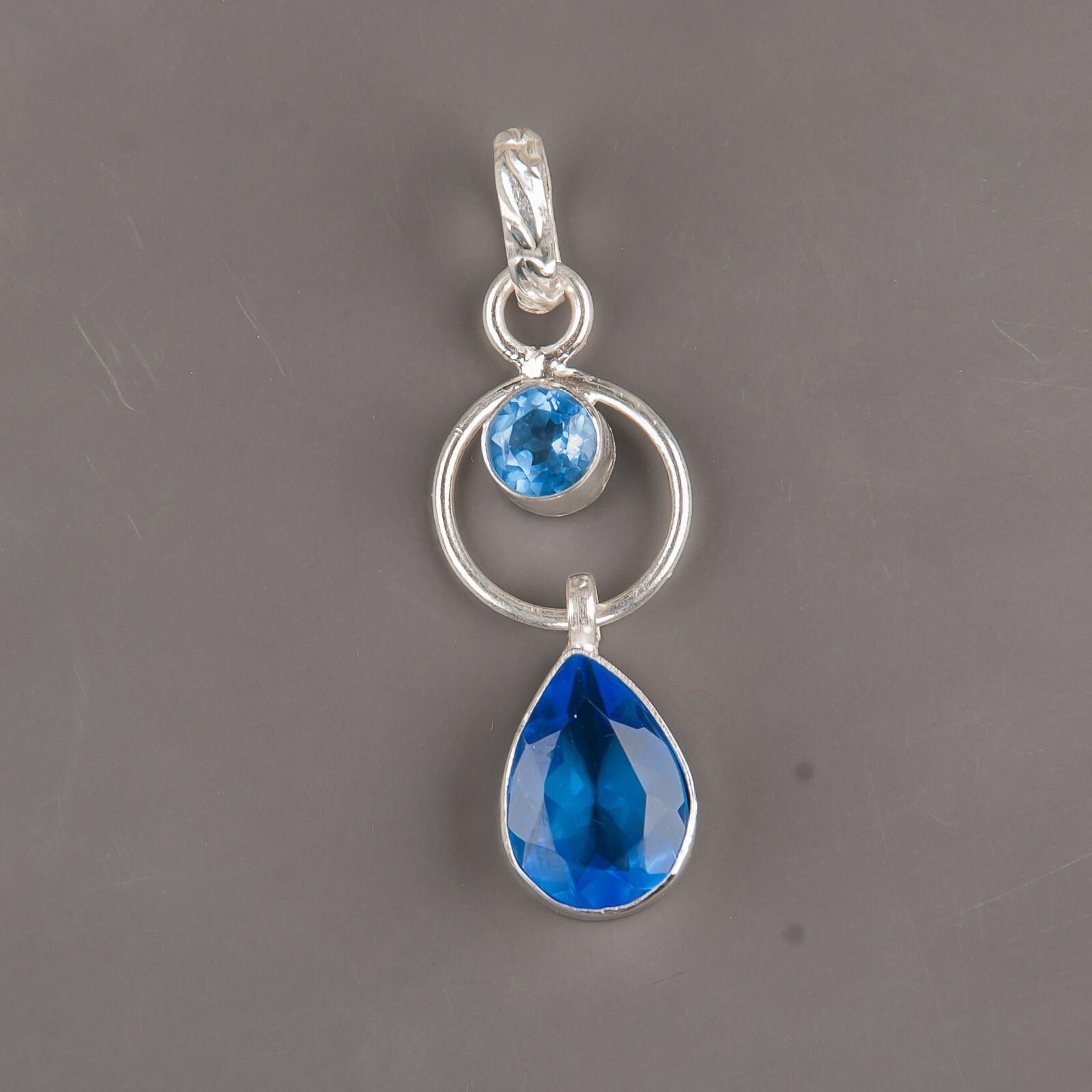 

Tanzanite Gemstone 925 Sterling Silver Jewelry Handmade Pendant 1.80 For Gift PP-10-2