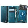 2 in 1 Wireless Charging Leather Flip Cover For iphone 17Air 17 Promax 16 Plus 15 Pro max 14 Pro 13 12 Wallet Case Cards Slots