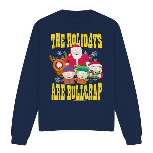 South Park Unisex Adult The Holidays Are Bullcrap Christmas Sweatshirt