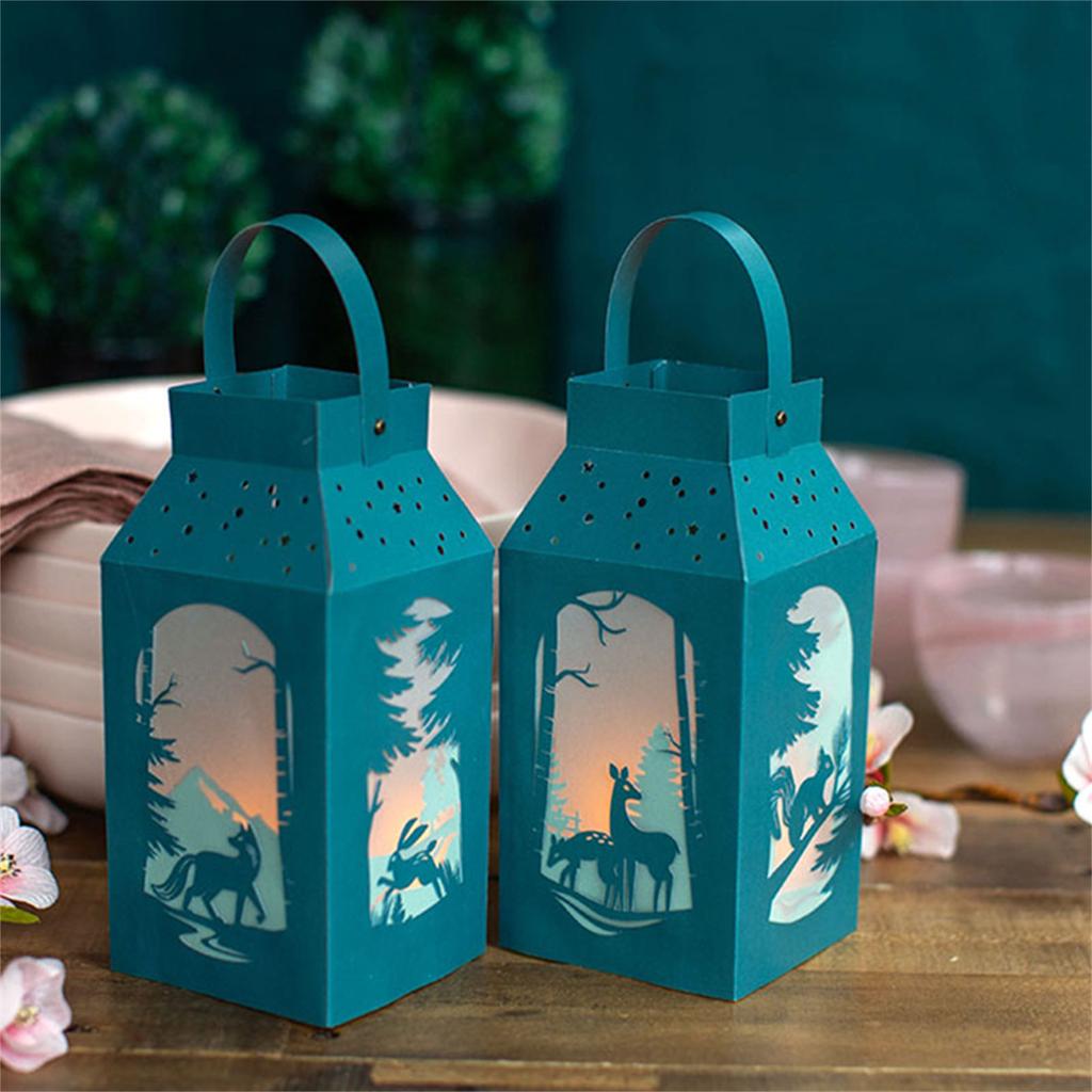Christmas Lanterns Metal Cutting Dies Scrapbooking Stencil Die Cuts Card Embossing DIY Photo Album Template Mold Decor