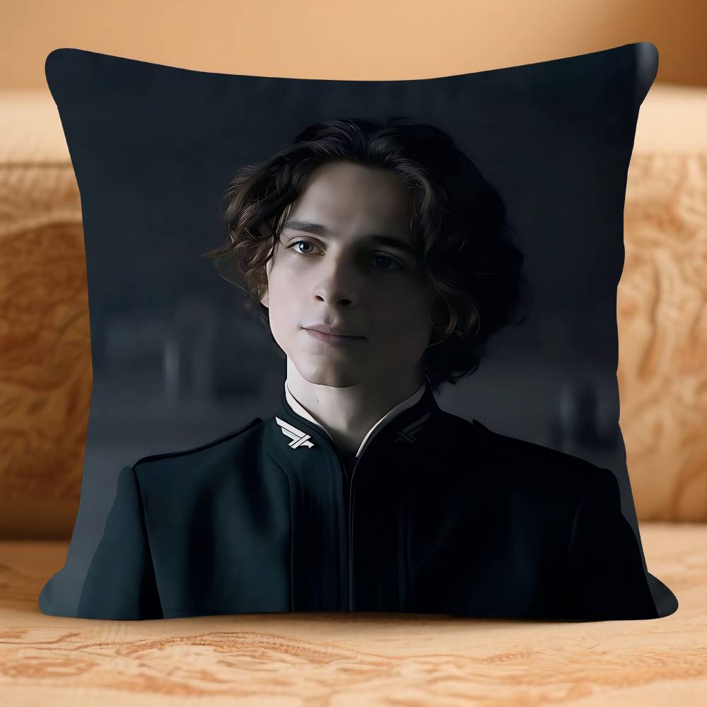T-Timothee Anime ChalametS Cushion Cover Pillowcase Upholstery Sofa Throw Pillow Home Decor Pillowcas