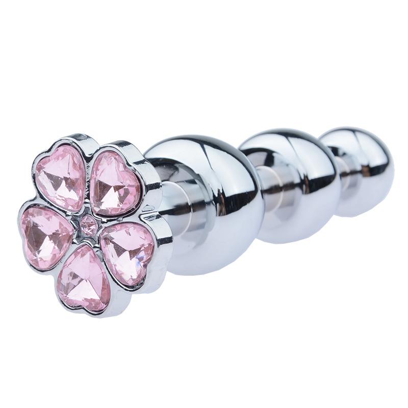 2019 New Metal Metal Rose Butt Plug Parthenocissus Grass Butt Plug Back Court