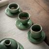 10cm Celadon Untersetzer Lotusblatt Keramik Tassenhalter Handgefertigt Chinesischer Stil Natürlich Lässig Antik Kung Fu Teegeschirr Untertasse Teegeschirr
