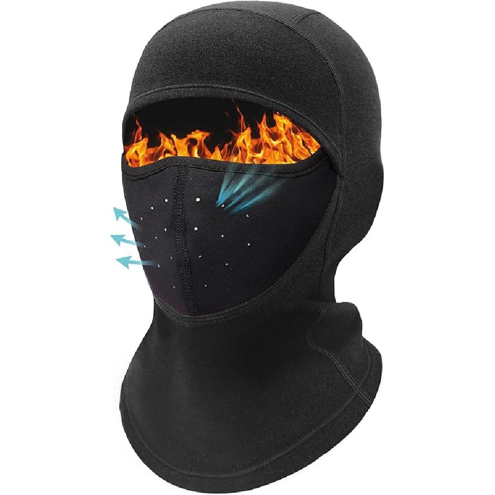 Kids Balaclava Ski Mask (with Breathable Holes) Windproof Winter Fleece Neck Face Warmer Boys Girls One Size
