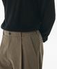Musinsa Standard 14W Corduroy One-Pleat Wide Elastic Pants [Taupe Beige]