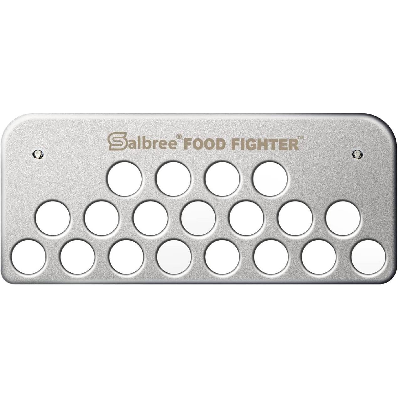 Salbree Food Fighter Mesh Screen Grease Gate Blocks Foods from Falling into Rear Grease Trap Cup Tray & Compatible with All Blackstone Griddle Goalie 1