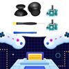 Replacement Thumbsticks 3D Analog Joystick Kit with 2pcs Rocker Cap and Pry Tool & Screwdriver for P5 Controller Repair