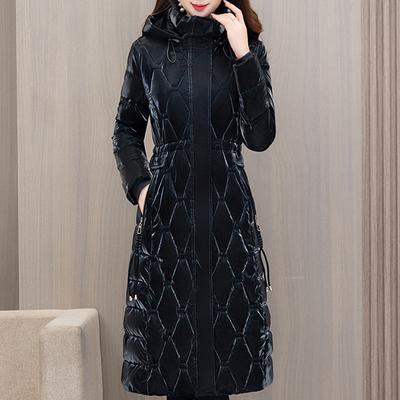 Χειμερινά μακριά παρκά για γυναικεία παλτό Νέο Plus μέγεθος Χοντρό παλτό με ζεστό βαμβάκι με επένδυση Γυναικεία χειμωνιάτικα μπουφάν Κορεάτικου στυλ με κουκούλα