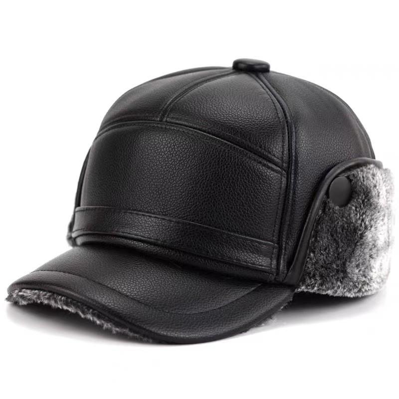 Winter Ear Protection Hat Warmth Plush Peaked Cap Outdoors Fashion Casual Gift