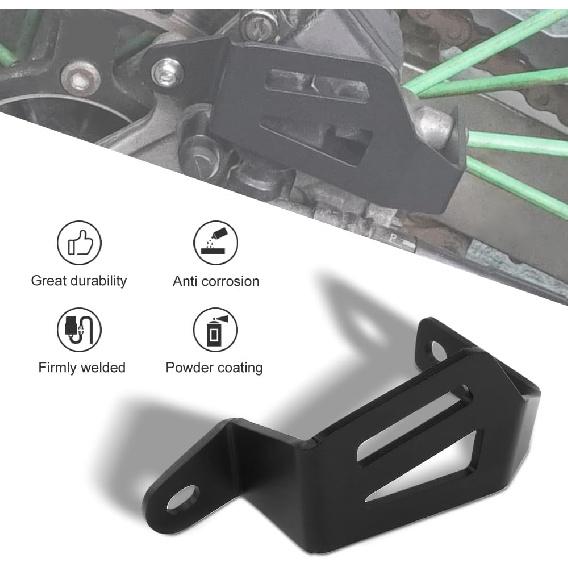 Xitomer 3mm Rear Brake Caliper Guard, Fit for KLX300 (US) 2021-2024 | For KLX250 2018-2020 /KX125 KX250 KX500 1994-2002, Fit for KDX200R KLX300R