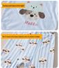 Kids' Autumn Korean Style Pajamas: Cartoon Cotton Home Wear Set for Boys and Girls
