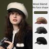Women's Wool Beret: Autumn/Winter Fashion, All-Season Japanese Painter Style, Windproof and Warm (DMZ102)