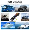 1 Unit 12 Boxes Fuse Box Fuse Marine Led Indicator Fuse Panel Cover and Fuse Automatic Replacement Fuse Block Directed Copper Screw