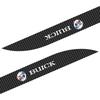2Pcs Carbon Car Door Side Skirt Sill Stripe Sticker Anti-scratch Refit Stickers For Buick Regal GS GL6 Avenir Lacrosse Riviera Envision Lesabre Velite